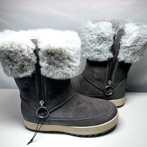 UGG kookaburra Tynlee Waterproof Suede Faux Fur Fashion Winter Boot